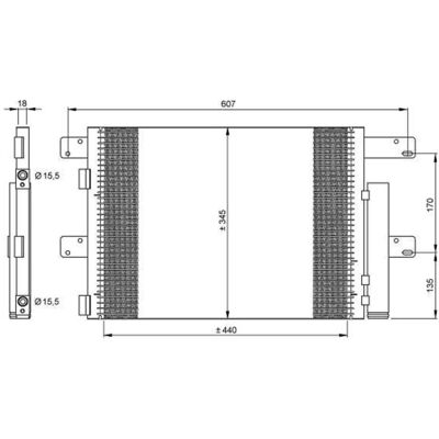 Condensator, Airconditioning Nrf 35896 Condensator, Airconditioning Nrf 35896