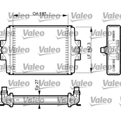 Radiator, Motorkoeling Valeo 735467 Radiator, Motorkoeling Valeo 735467