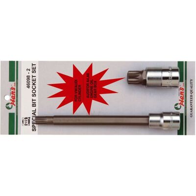 Xzn En Ribe Doppenset Hans 1/2 Inch 2 Stuk Xzn 16, Ribe 9 Voor Vw/a Xzn En Ribe Doppenset Hans 1/2 Inch 2 Stuk Xzn 16, Ribe 9 Voor Vw/a