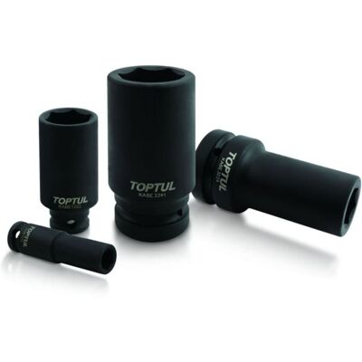 Slagmoerdop Toptul 3/4 Inch 24 Mm 6-Kant Lang Slagmoerdop Toptul 3/4 Inch 24 Mm 6-Kant Lang