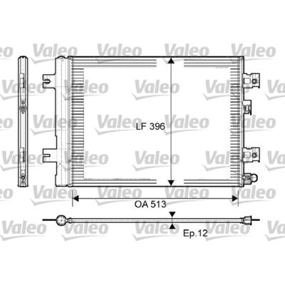 Condensator, Airconditioning Valeo 814077 Condensator, Airconditioning Valeo 814077
