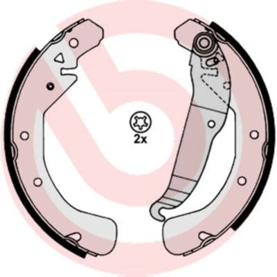Remschoenset Essential Line Brembo S 59 517 Remschoenset Essential Line Brembo S 59 517