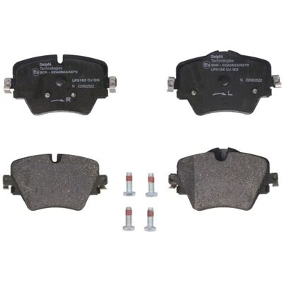 Remblokset Delphi Lp3182, Voor Remblokset Delphi Lp3182, Voor