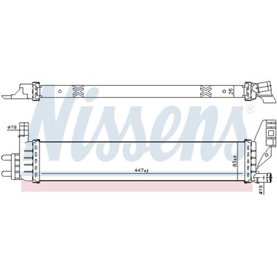 Radiator, Motorkoeling Nissens 606793 Radiator, Motorkoeling Nissens 606793