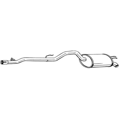 Geluiddemper Achter Bosal 281-799 Geluiddemper Achter Bosal 281-799