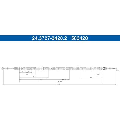 Remkabel, Handrem Ate 24.3727-3420.2 Remkabel, Handrem Ate 24.3727-3420.2