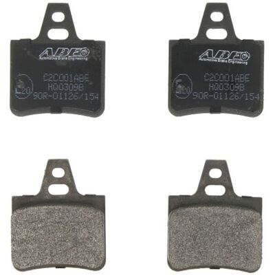 Remblokset Abe C2c001, Achter Remblokset Abe C2c001, Achter