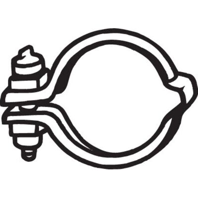 U-Klem, Uitlaatsysteem Bosal 254-260 U-Klem, Uitlaatsysteem Bosal 254-260