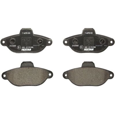 Remblokset Textar 2143602, Voor Remblokset Textar 2143602, Voor