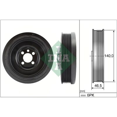 Schaeffler Ina Riemschijf, Krukas Ina 544 0138 10 Schaeffler Ina Riemschijf, Krukas Ina 544 0138 10