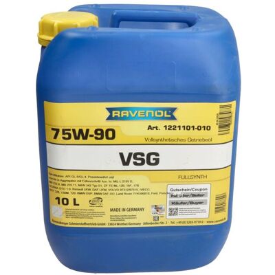 Transmissie Olie Ravenol 1221101 Vsg 75w90 10l Transmissie Olie Ravenol 1221101 Vsg 75w90 10l