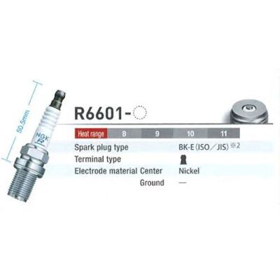 Bougie Ngk R6601-8 3033 Bougie Ngk R6601-8 3033