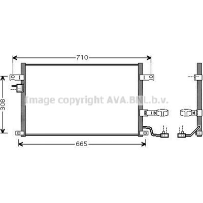 Condensator, Airconditioning Ava Cooling Dw5056d Ava Condensator, Airconditioning Ava Cooling Dw5056d Ava
