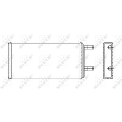 Warmtewisselaar, Interieur Verwarming Nrf 53547 Warmtewisselaar, Interieur Verwarming Nrf 53547