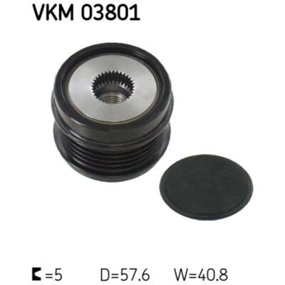 Generator Vrijloop Skf Vkm 03801 Generator Vrijloop Skf Vkm 03801