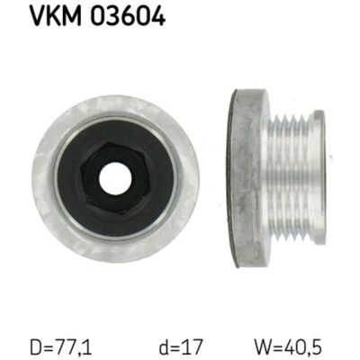 Generator Vrijloop Skf Vkm 03604 Generator Vrijloop Skf Vkm 03604
