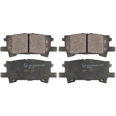 Remblokset Blue Print Adt342154, Achter Remblokset Blue Print Adt342154, Achter