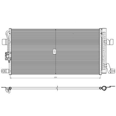 Condensator, Airconditioning Nrf 350463 Condensator, Airconditioning Nrf 350463