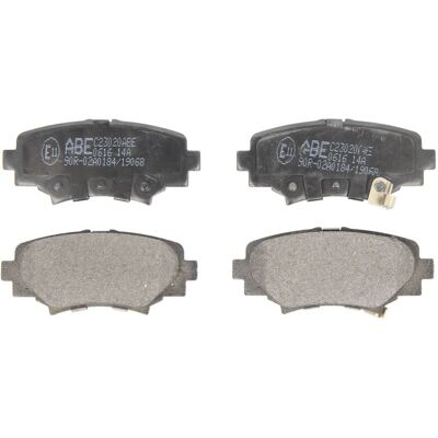 Remblokset Abe C23020, Achter Remblokset Abe C23020, Achter