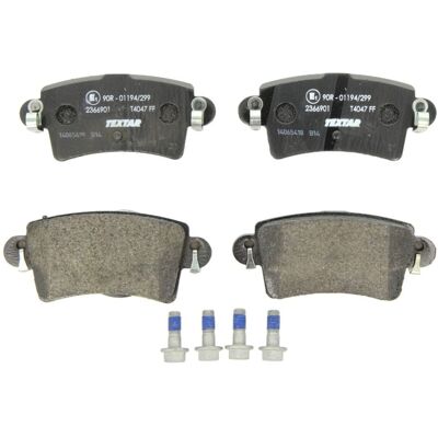 Remblokset Textar 2366901, Achter Remblokset Textar 2366901, Achter