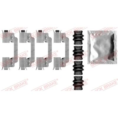 Toebehorenset, Schijfremblok Quick Brake 109-0010 Toebehorenset, Schijfremblok Quick Brake 109-0010