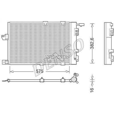 Condensator, Airconditioning Denso Dcn20038 Condensator, Airconditioning Denso Dcn20038