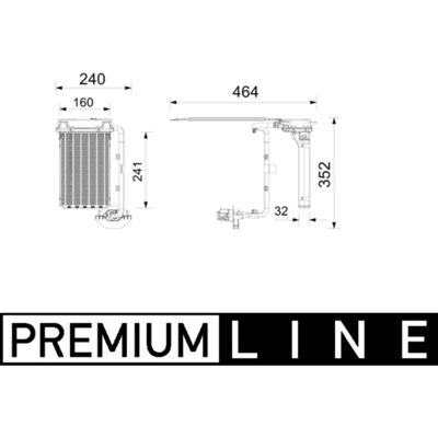 Verwarmingstoestel, Interieurverwarming Behr Mahle Ahe 3 000p Verwarmingstoestel, Interieurverwarming Behr Mahle Ahe 3 000p