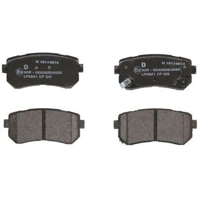 Remblokset Delphi Lp3521, Achter Remblokset Delphi Lp3521, Achter