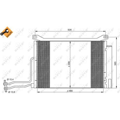 Condensator, Airconditioning Nrf 35787 Condensator, Airconditioning Nrf 35787