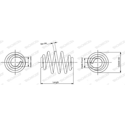 Ophangveer Monroe Springs Monroe Sn3250 Ophangveer Monroe Springs Monroe Sn3250