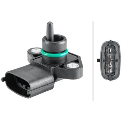 Sensor, Inlaatspruitstukdruk Hella 6pp358 152-211 Sensor, Inlaatspruitstukdruk Hella 6pp358 152-211