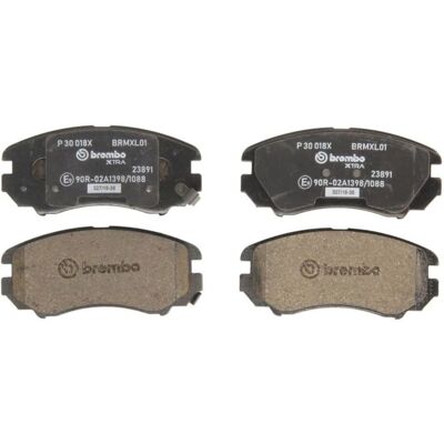 Remblokset Brembo Xtra P 30 018x, Voor Remblokset Brembo Xtra P 30 018x, Voor