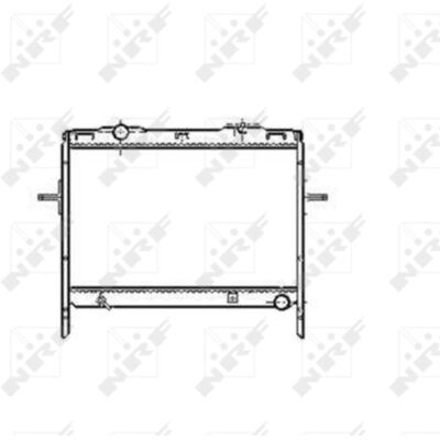 Radiator, Motorkoeling Nrf 53370 Radiator, Motorkoeling Nrf 53370
