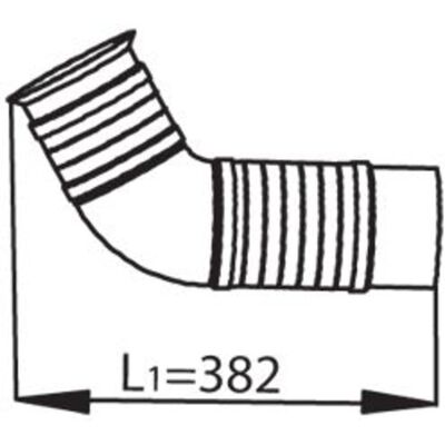 Uitlaatpijp Dinex53254 Uitlaatpijp Dinex53254