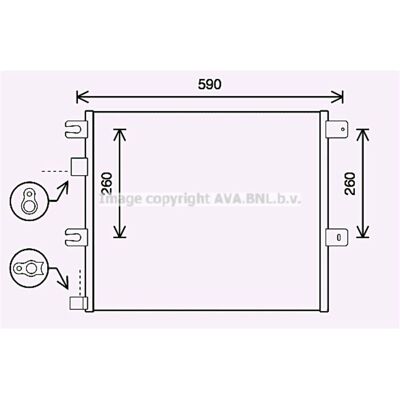 Condensator, Airconditioning Highway Automotive Re5124 Condensator, Airconditioning Highway Automotive Re5124