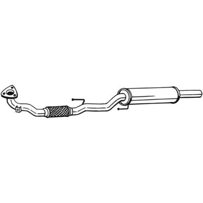 Voorste Geluiddemper Bosal 281-769 Voorste Geluiddemper Bosal 281-769