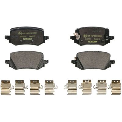 Remblokset Textar 2648701, Achter Remblokset Textar 2648701, Achter