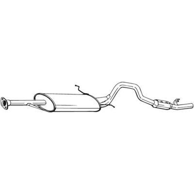 Geluiddemper Achter Bosal 287-511 Geluiddemper Achter Bosal 287-511