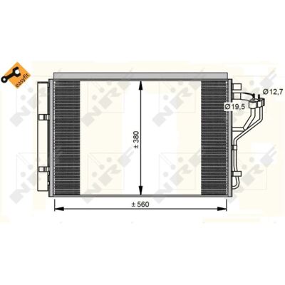 Condensator, Airconditioning Nrf 35996 Condensator, Airconditioning Nrf 35996