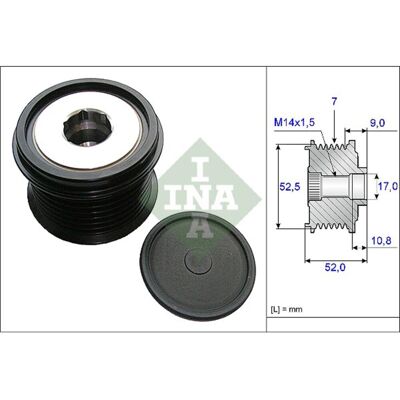Schaeffler Ina Generator Vrijloop Ina 535 0209 10 Schaeffler Ina Generator Vrijloop Ina 535 0209 10