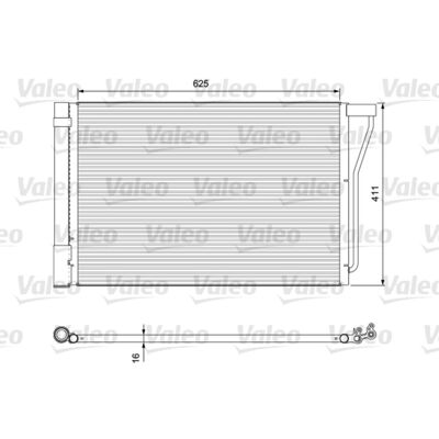 Condensator, Airconditioning Valeo 814388 Condensator, Airconditioning Valeo 814388
