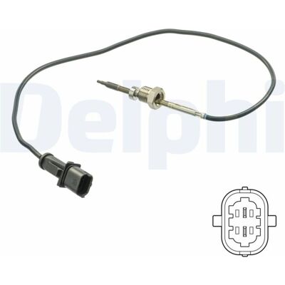Sensor, Uitlaatgastemperatuur Delphi Ts30201 Sensor, Uitlaatgastemperatuur Delphi Ts30201