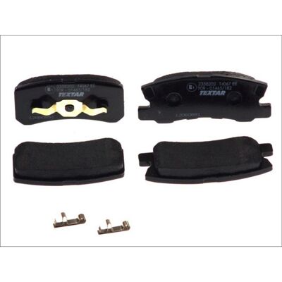 Remblokset Textar 2358202, Achter Remblokset Textar 2358202, Achter