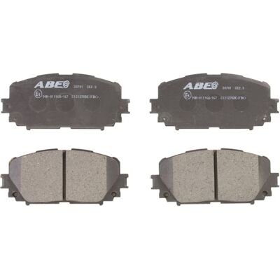 Remblokset Abe C12127, Voor Remblokset Abe C12127, Voor