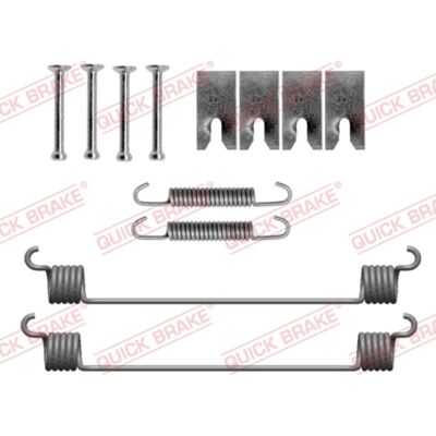 Toebehorenset, Remschoenen Quick Brake 105-0056 Toebehorenset, Remschoenen Quick Brake 105-0056