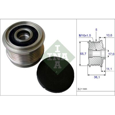 Schaeffler Ina Generator Vrijloop Ina 535 0161 10 Schaeffler Ina Generator Vrijloop Ina 535 0161 10