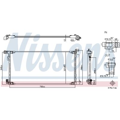 Condensator, Airconditioningssysteem Corrosiebescherming Nissens 940970 Condensator, Airconditioningssysteem Corrosiebescherming Nissens 940970