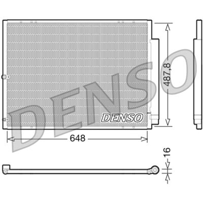 Condensator, Airconditioning Denso Dcn51001 Condensator, Airconditioning Denso Dcn51001