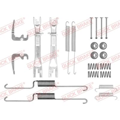 Toebehorenset, Remschoenen Quick Brake 105-0026x-02s Toebehorenset, Remschoenen Quick Brake 105-0026x-02s