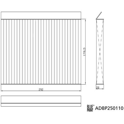 Interieurfilter Blue Print Adbp250110 Interieurfilter Blue Print Adbp250110